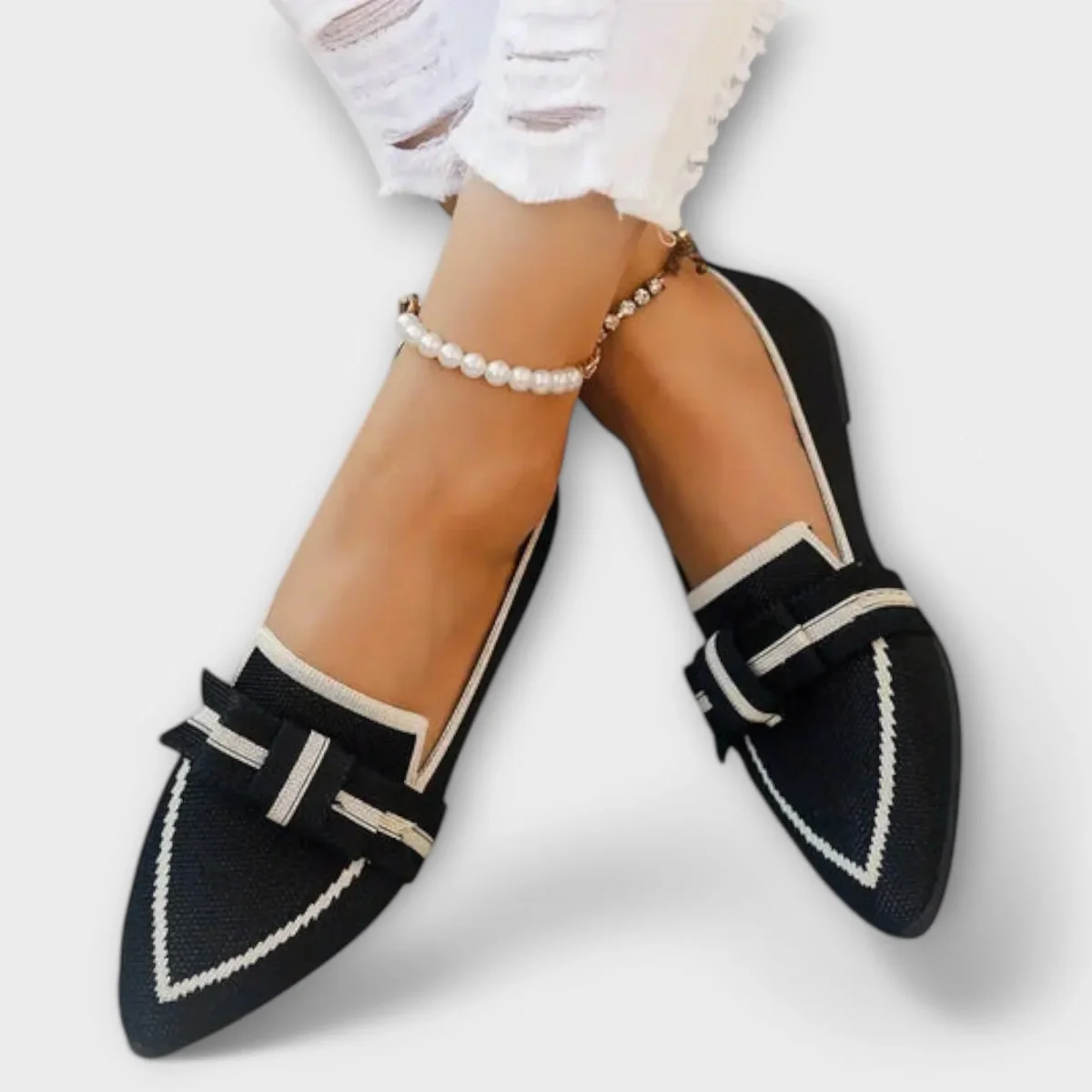 Zapatos planos de mujer con diseño anudado - Imagen 2