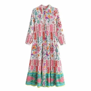 Odette ™ vestido bohemio fluido