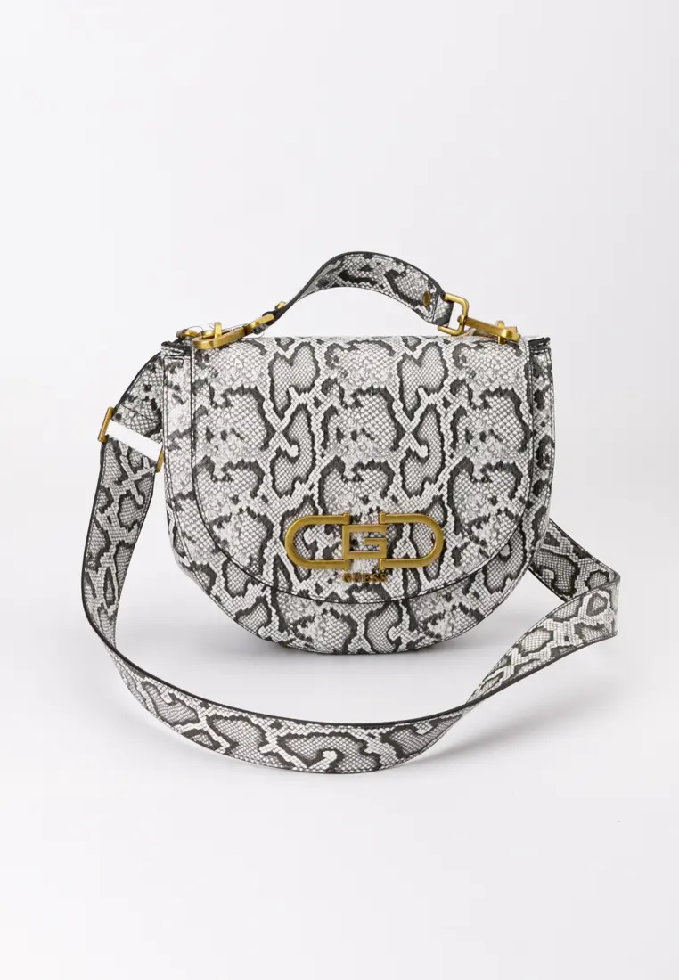 Bolso Guess Fleet Flap Natural - Imagen 2