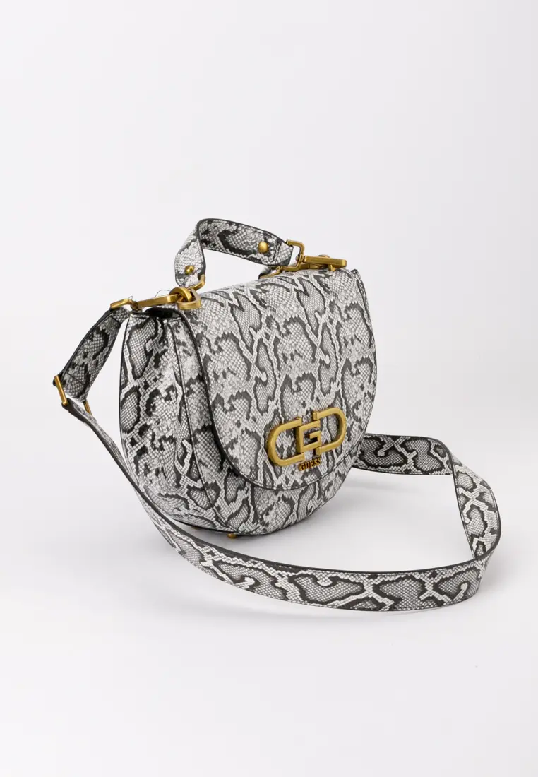 Bolso Guess Fleet Flap Natural - Imagen 5
