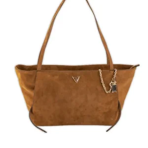 Bolso Guess Devon 3 Comp Tote Cognac