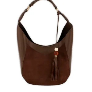 Bolso Guess Pauline Hobo Choco