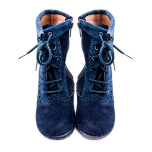 Bota Alta Cordon Cremallera Serraje