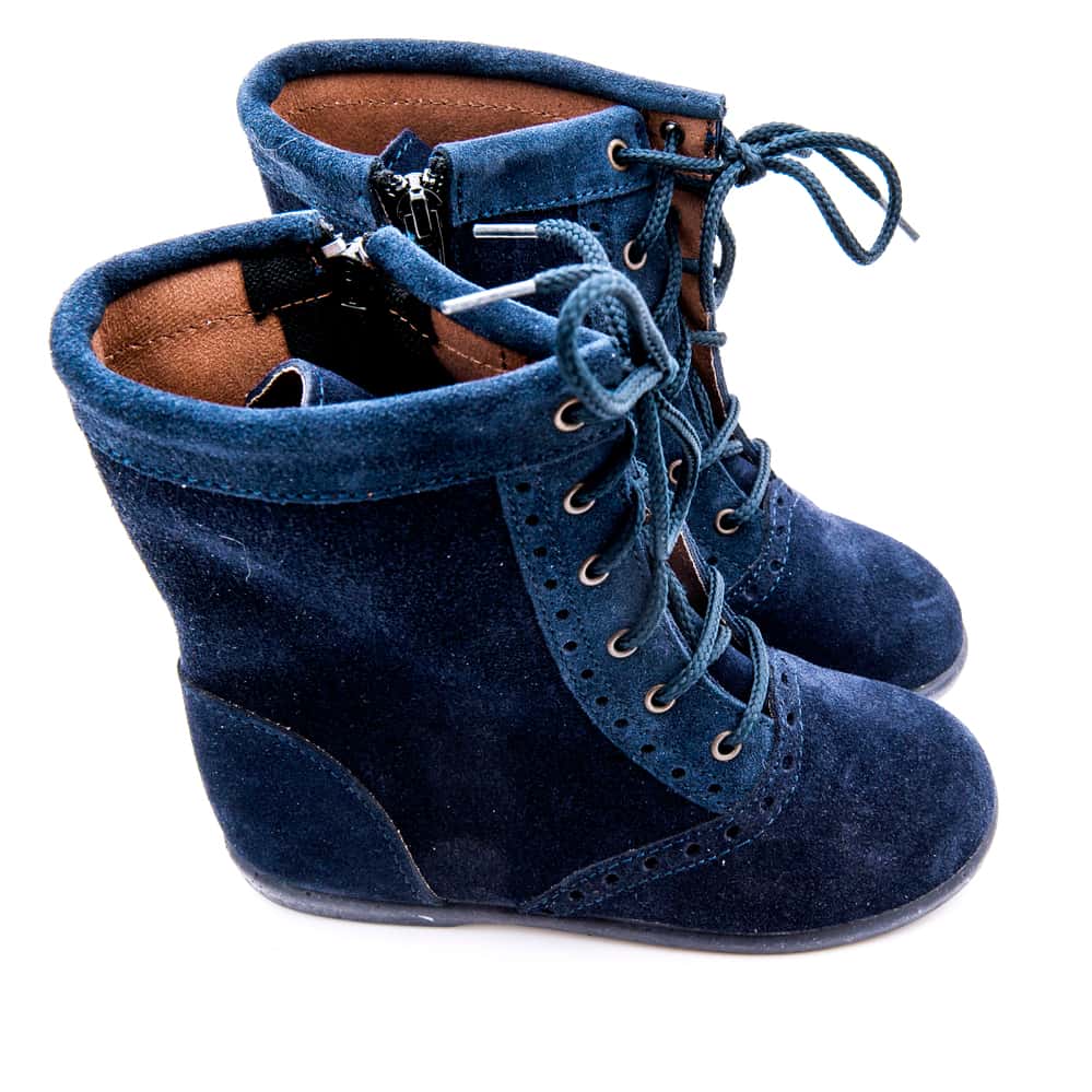 Bota Alta Cordon Cremallera Serraje - Imagen 4