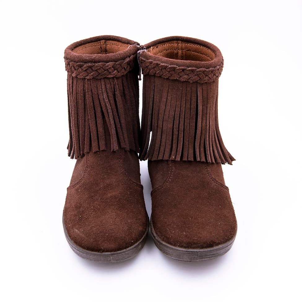 Bota Cremallera Flecos Serraje - Imagen 2