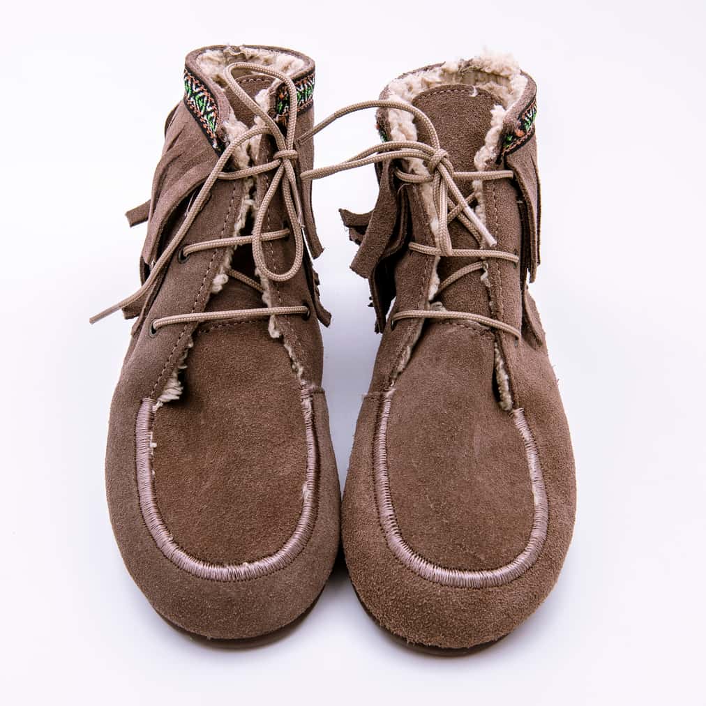 Bota Flecos Cordon Serraje - Imagen 2