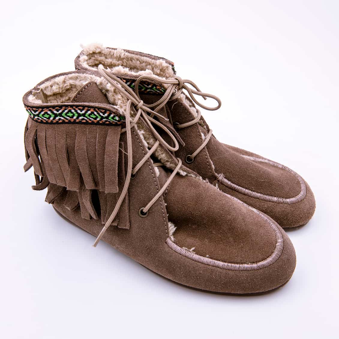 Bota Flecos Cordon Serraje - Imagen 3