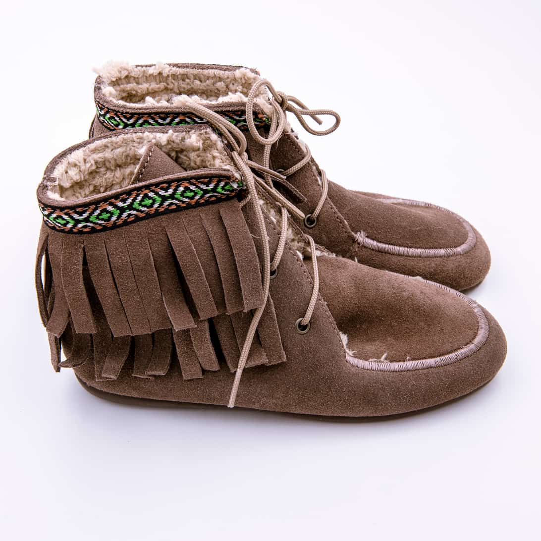 Bota Flecos Cordon Serraje - Imagen 4