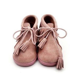 Bota Flecos Serraje Cordón