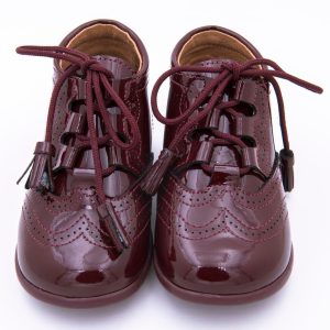 Bota Cordón Galesa Charol