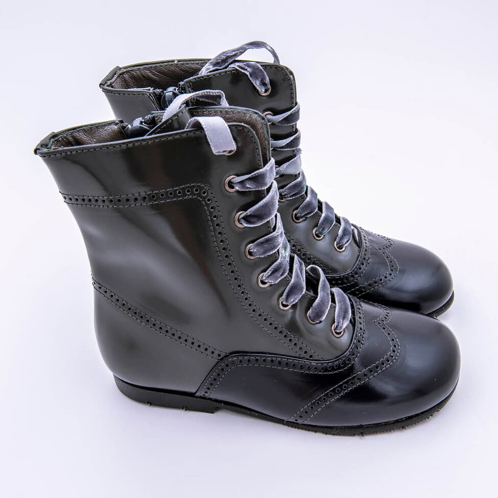 Bota Pascuala Cordón Y Cremallera Florentic Hamiltom - Imagen 4