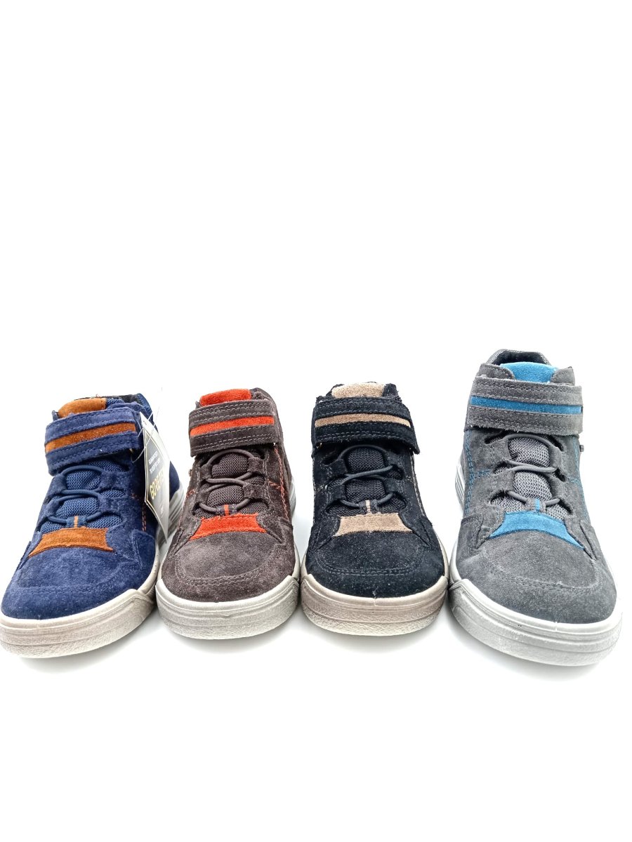 Botines con velcro y cordones elásticos de piel ante GORE-TEX - Imagen 2