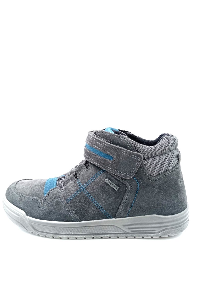 Botines con velcro y cordones elásticos de piel ante GORE-TEX - Imagen 9
