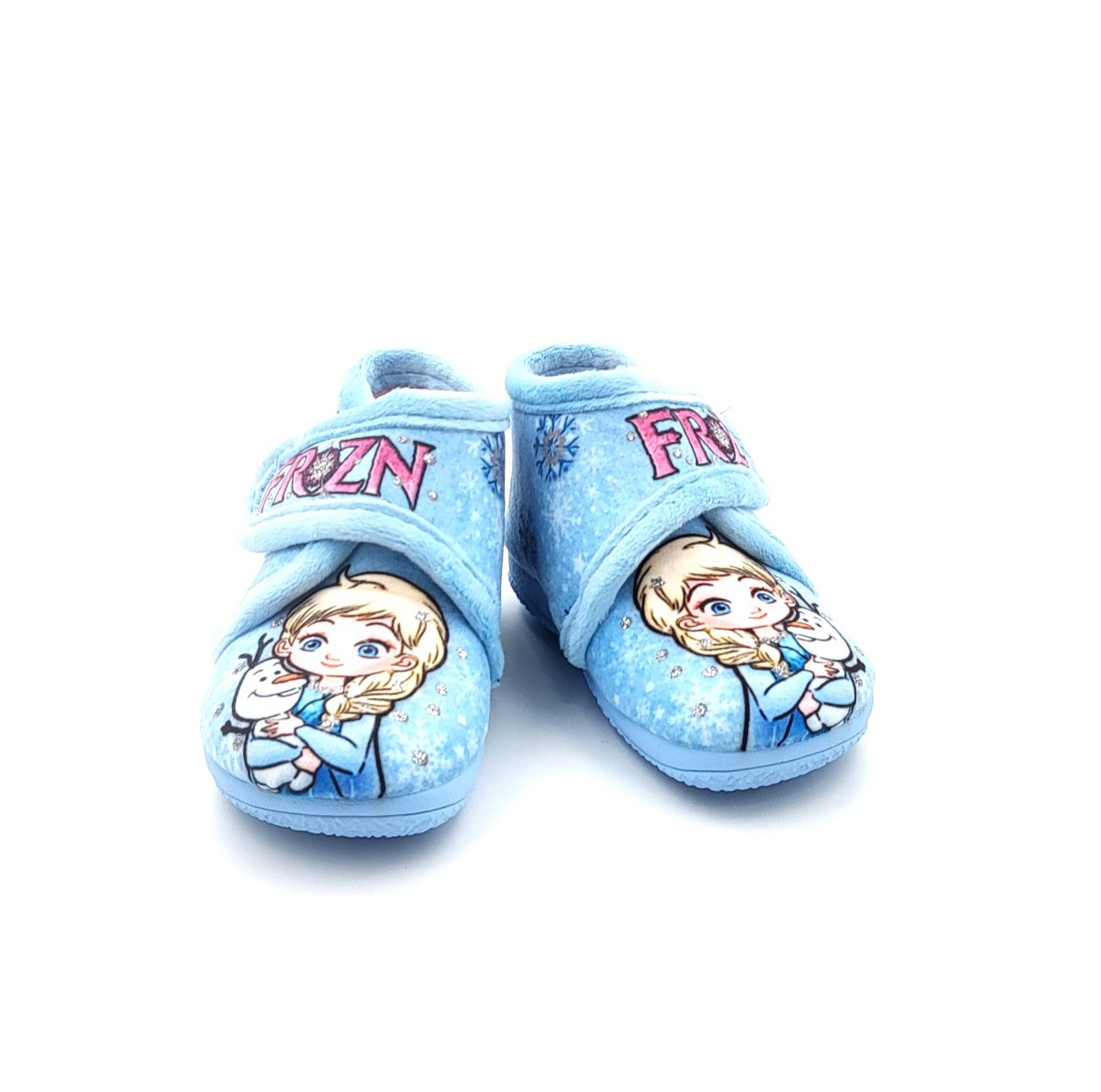 Botita de casa de velcro con suela antideslizante con dibujos de FROZEN - Imagen 7