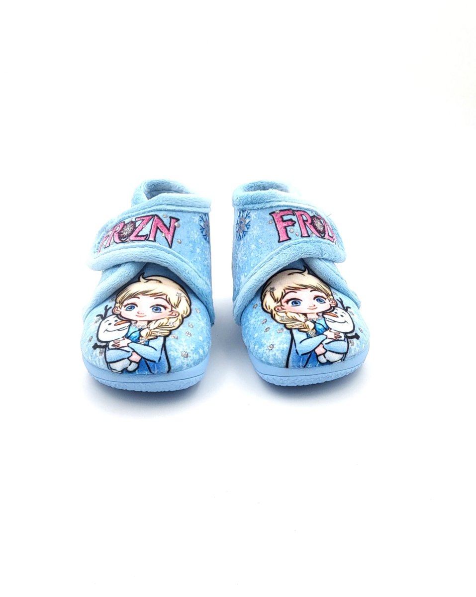 Botita de casa de velcro con suela antideslizante con dibujos de FROZEN - Imagen 8
