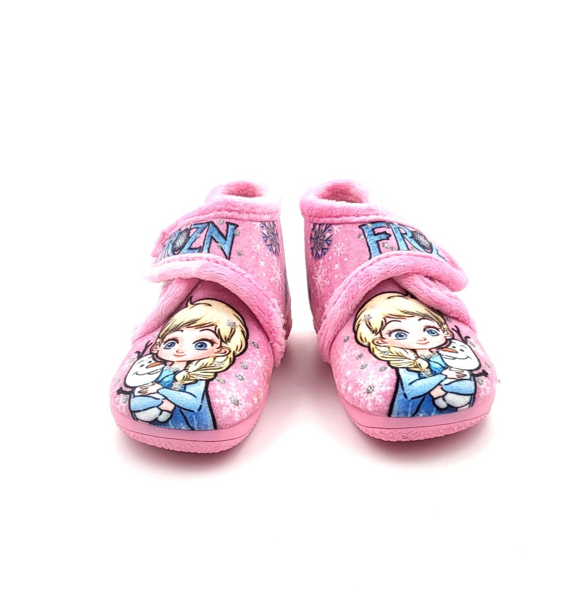 Botita de casa de velcro con suela antideslizante con dibujos de FROZEN - Imagen 5