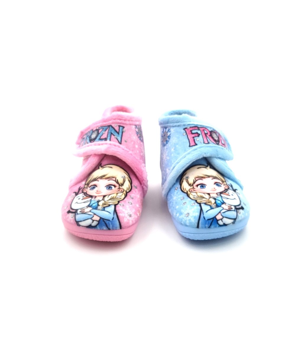 Botita de casa de velcro con suela antideslizante con dibujos de FROZEN - Imagen 2