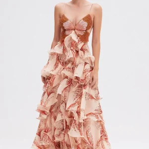 Nahia | Vestido con volantes para Mujer