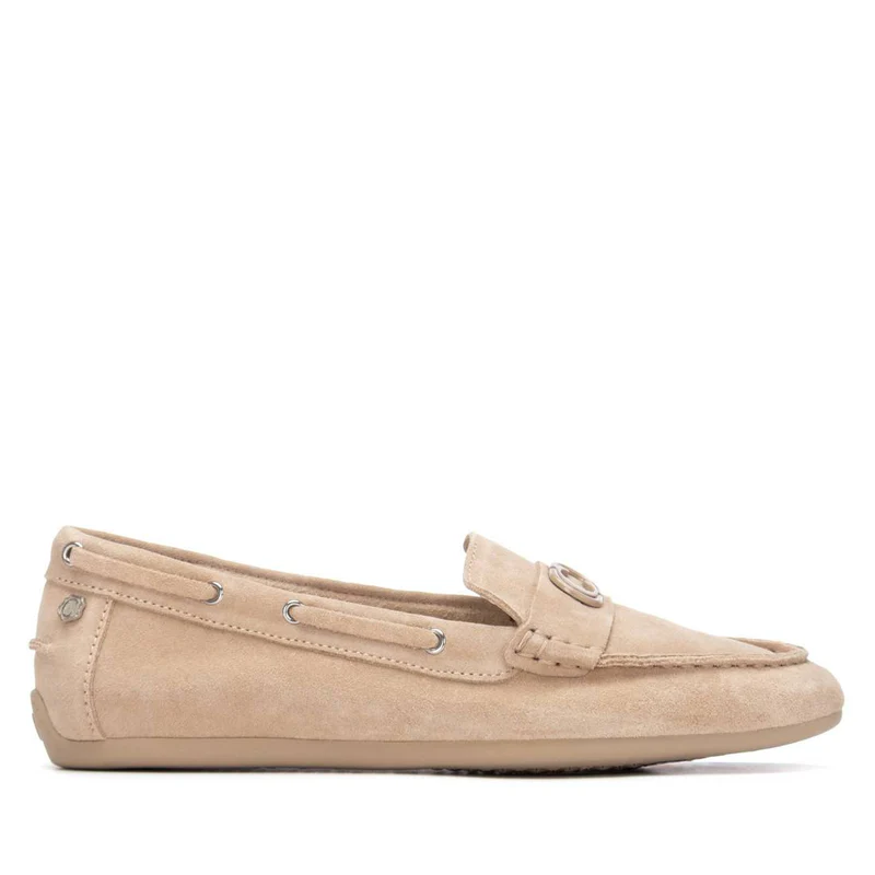 Mocasín de mujer en serraje con adorno frontal - Imagen 3