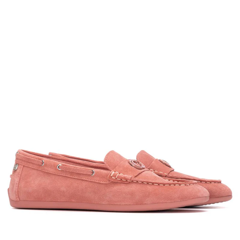 Mocasín de mujer en serraje con adorno frontal - Imagen 9