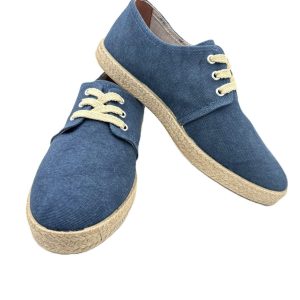Alpargata cordones yute natural hombre