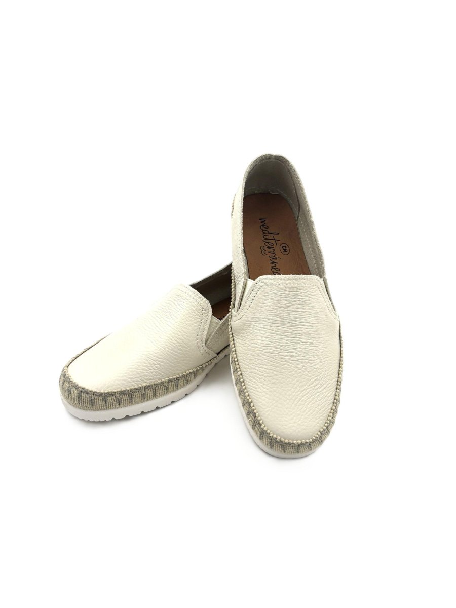 Slipper en piel con suela de goma y plantilla alcolchada - Imagen 2