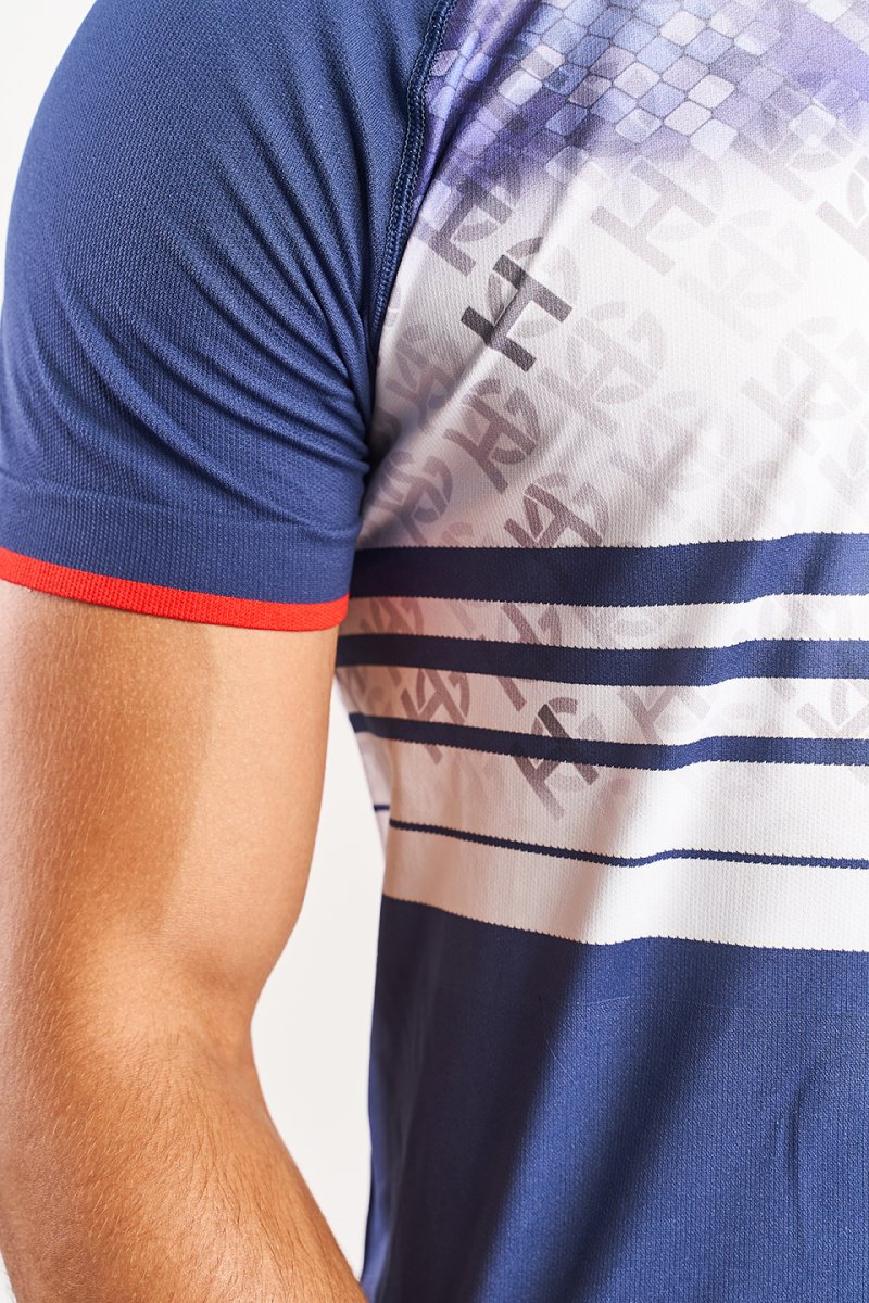 CREST Camiseta de manga corta sublimada azul - Imagen 5