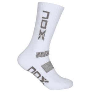 Calcetines Nox Padel Blanco y Gris