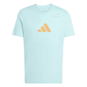 Camiseta Adidas M Padel Cat G T Icey Blue