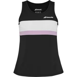 Camiseta Babolat Padel Tank Mujer Negra 2025