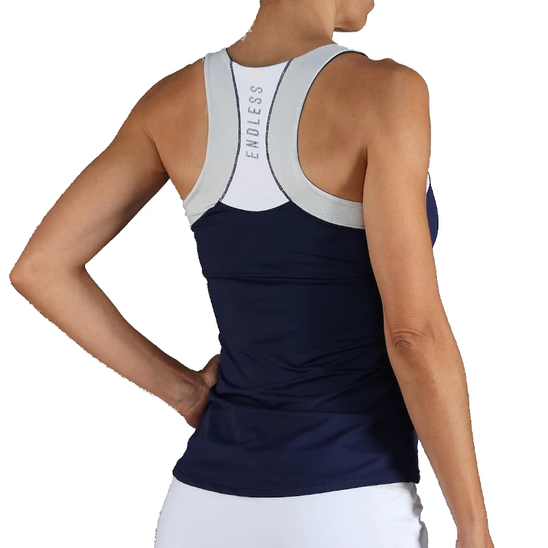 Camiseta Endless Race Azul Marino - Imagen 3