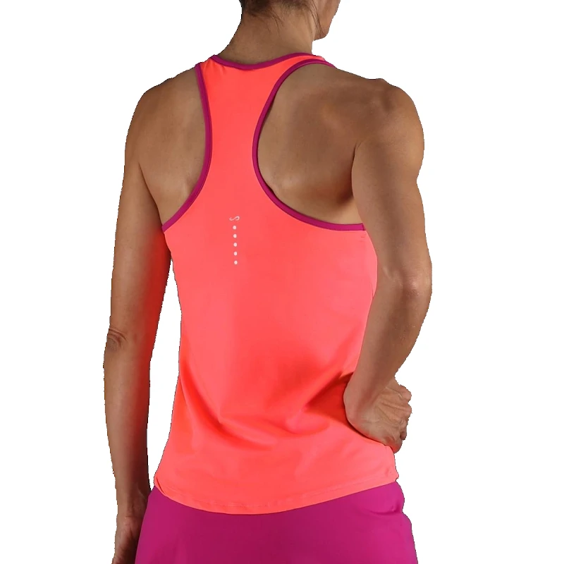 Camiseta Endless Speed V Bright Coral - Imagen 3