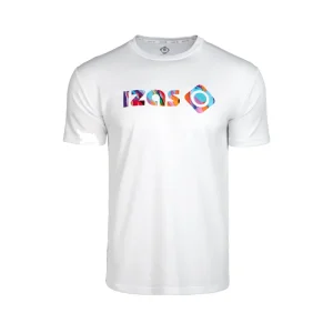 Camiseta Técnica Izas Creus M Big Logo White/Multicolor