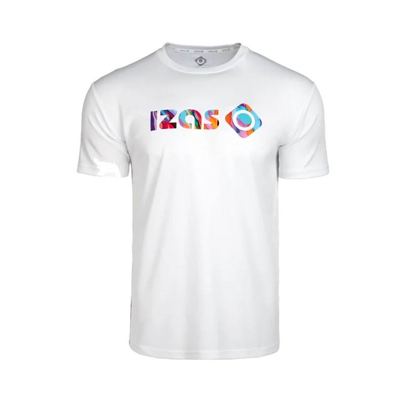 Camiseta Técnica Izas Creus M Big Logo White/Multicolor - Imagen 2