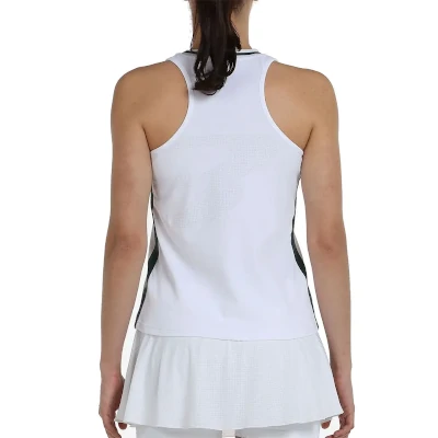 Camiseta Sin Mangas Bullpadel Lerna Blanca - Imagen 3
