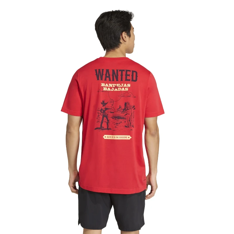 Camiseta Adidas Padel Wanted Red 2026 - Imagen 3