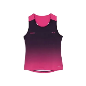 Camiseta Tirantes Mujer Nox Pro Blackberry Rose Degraded