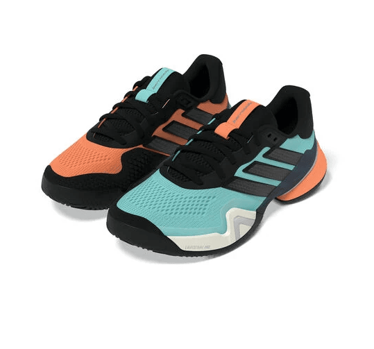 Zapatillas Adidas Barricade 14M Flash Aqua/Core Black/Lucid Orange - Imagen 2