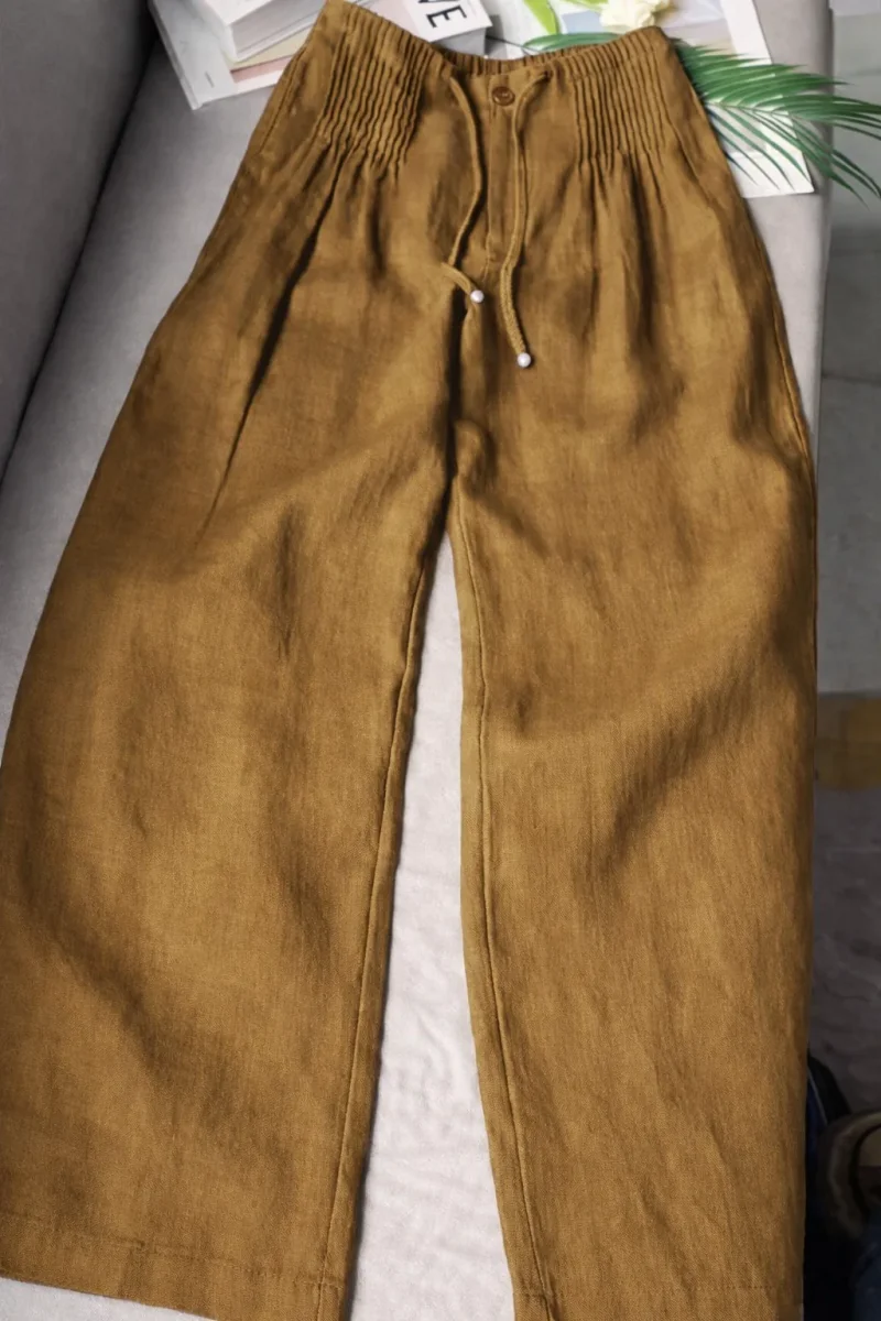 Zofia – Pantalones de Algodón con Pierna Ancha para Mujer - Imagen 7