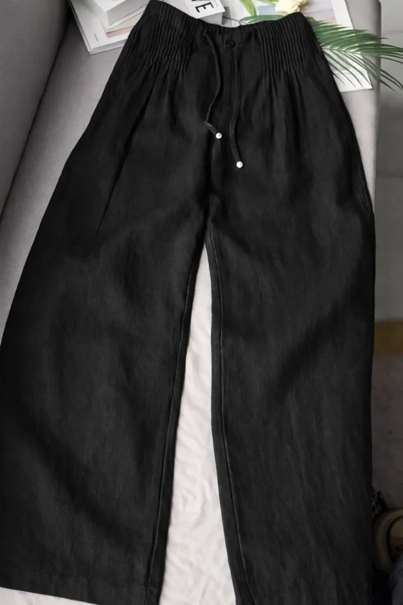 Zofia – Pantalones de Algodón con Pierna Ancha para Mujer - Imagen 9
