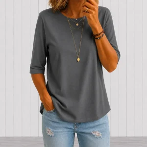 Harper | Camiseta de media manga relajada para el día a día para Mujer