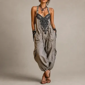 Astrid – Mono bohemio bordado para Mujer