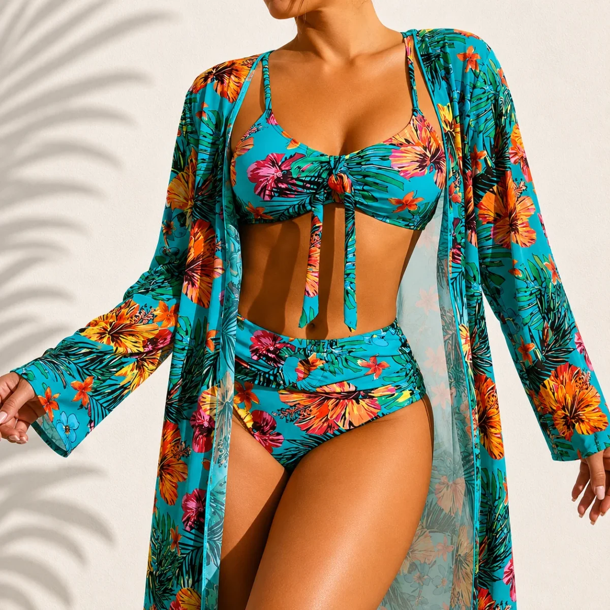 DANOIR | Bikini de 3 Piezas Elegante Tropical Marie para Mujer - Imagen 5