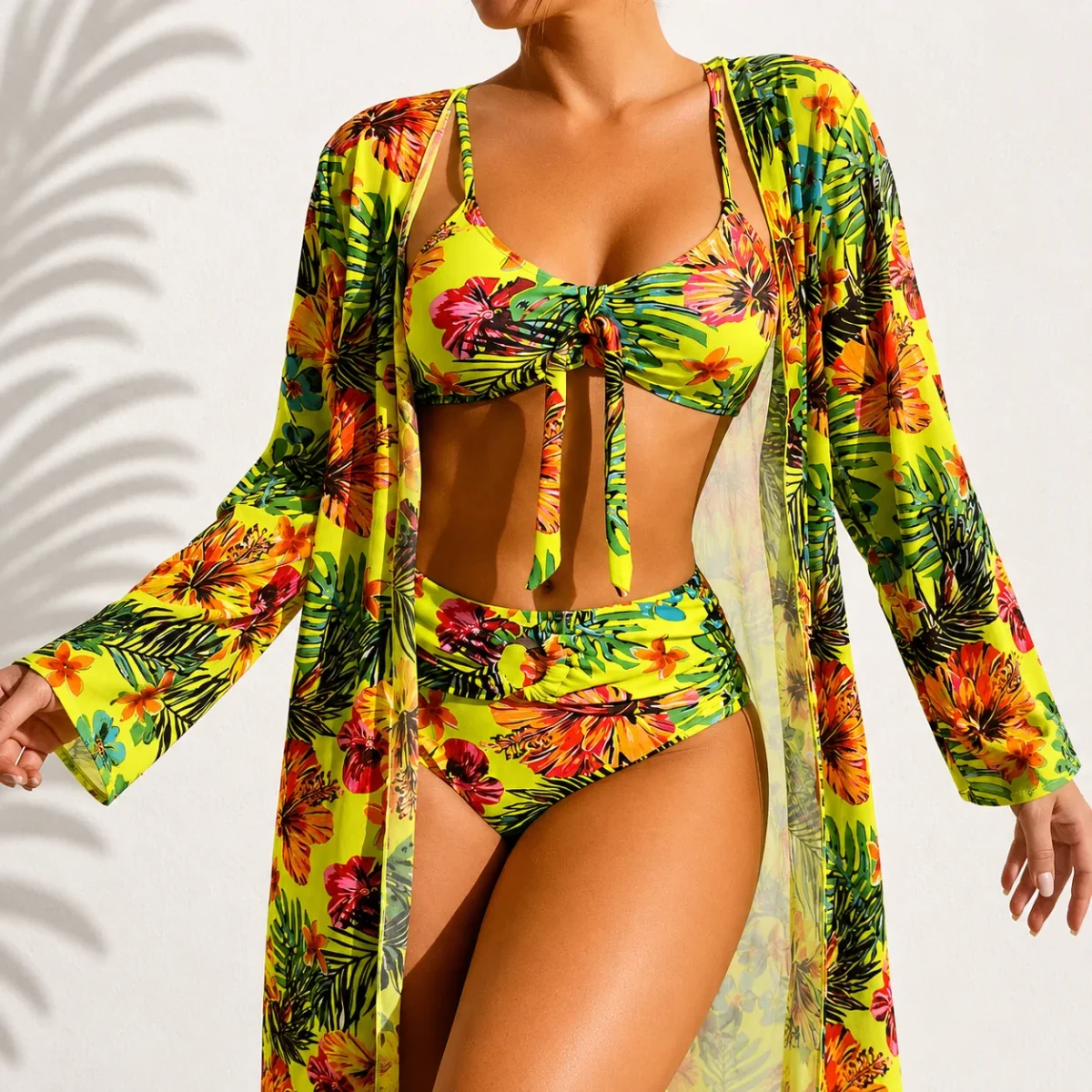 DANOIR | Bikini de 3 Piezas Elegante Tropical Marie para Mujer - Imagen 4