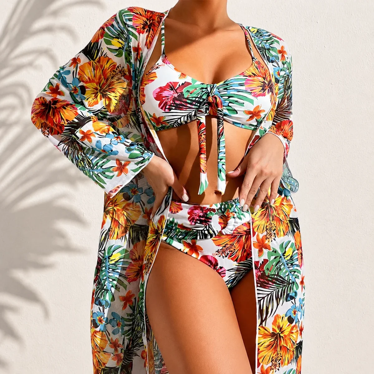 DANOIR | Bikini de 3 Piezas Elegante Tropical Marie para Mujer - Imagen 2