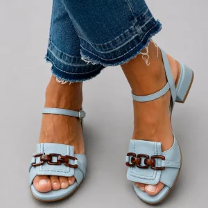 Azzurra | Sandalias Elegancia Costera para Mujer