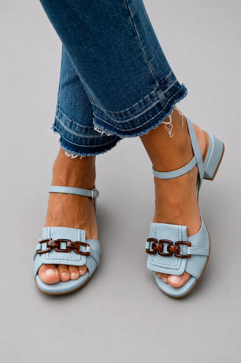 Azzurra | Sandalias Elegancia Costera para Mujer - Imagen 2