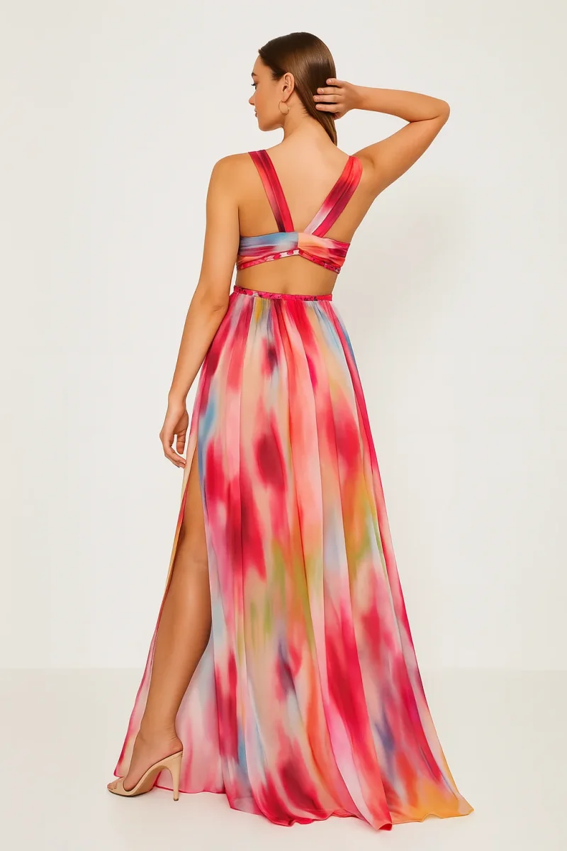 Freya™ | Vestido largo Pintura - Imagen 4
