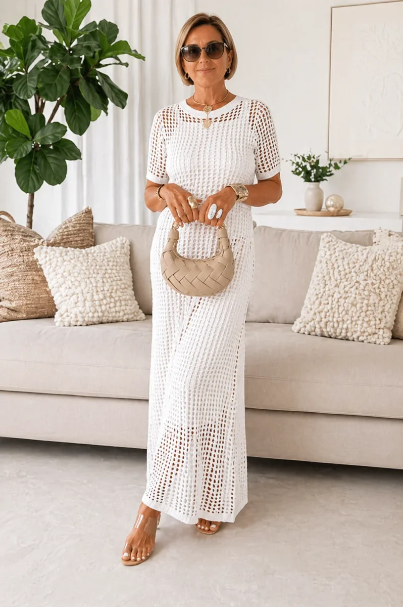 Bethany - Vestido Maxi Largo con Corte para Mujer - Imagen 2