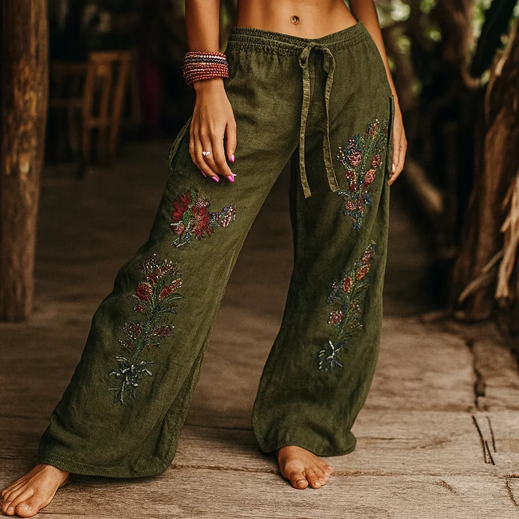 Lotte - Pantalones de yoga bohemios - Imagen 4